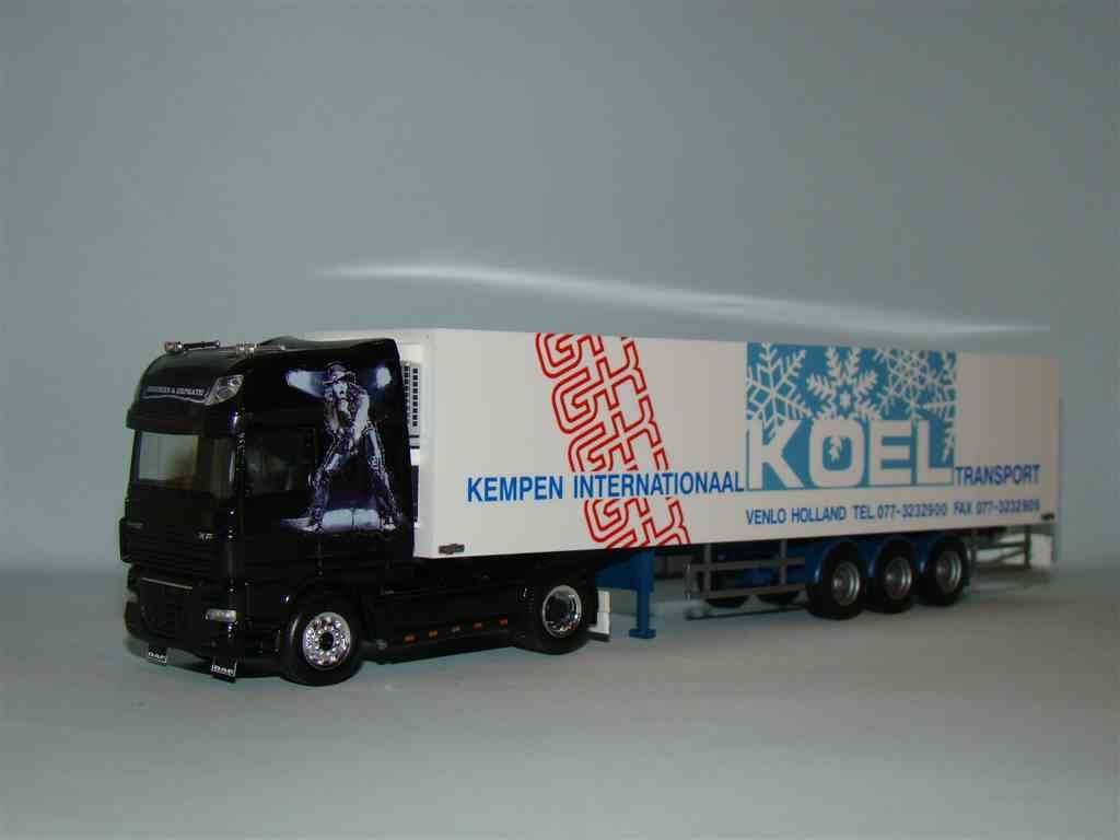Hendriks & Erprath Herpa Eigenbouw DAF XF105 SSC met kempen charter trailer