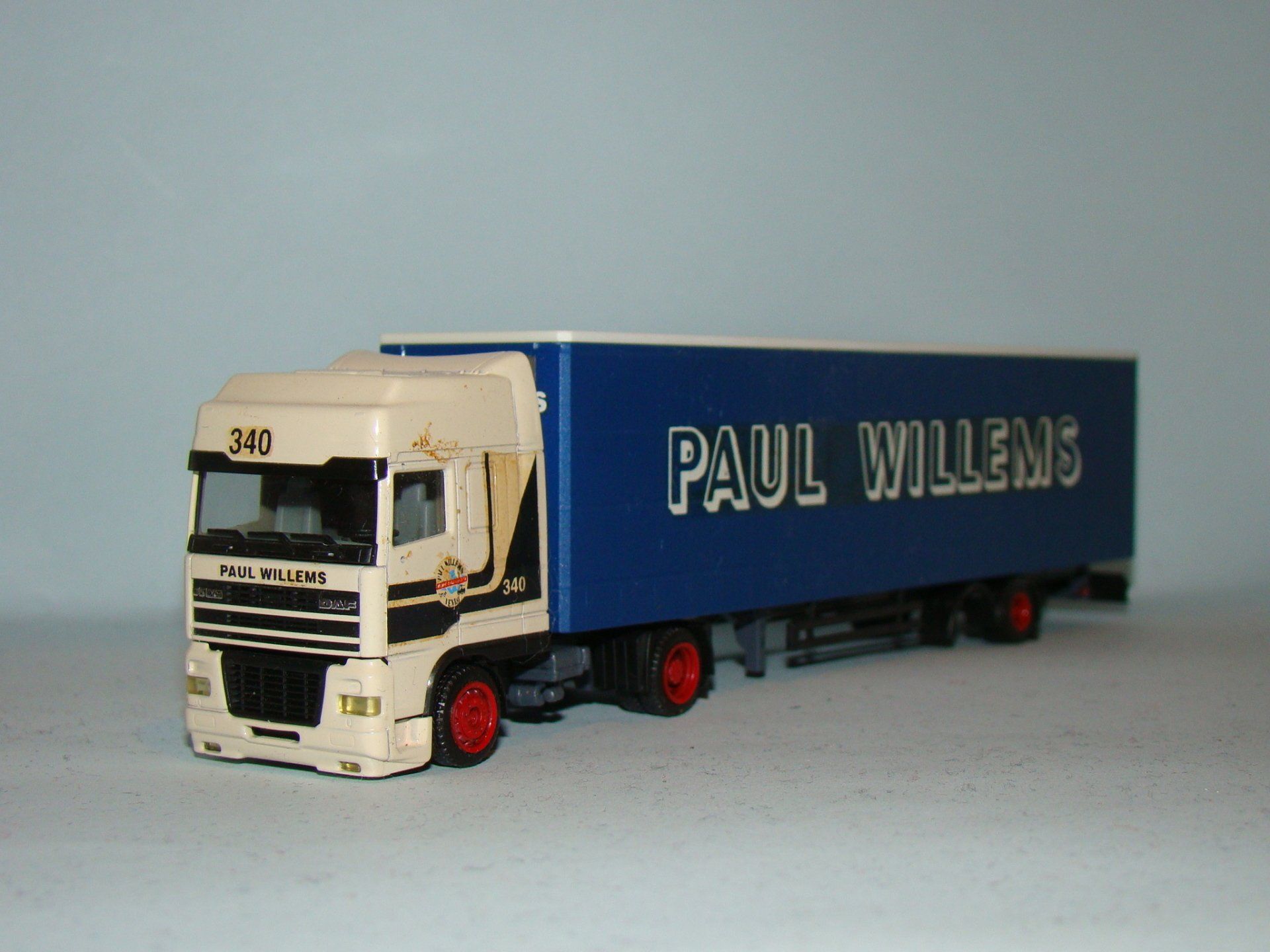 Paul Willems Herpa DAF 95 SSC Eigenbouw