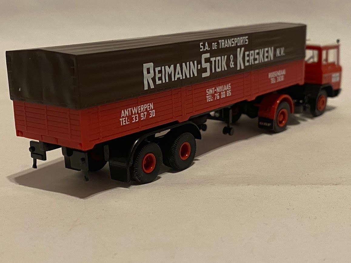 RSK Rotterdam DAF FT2600 Brekina 85285 achterzijde