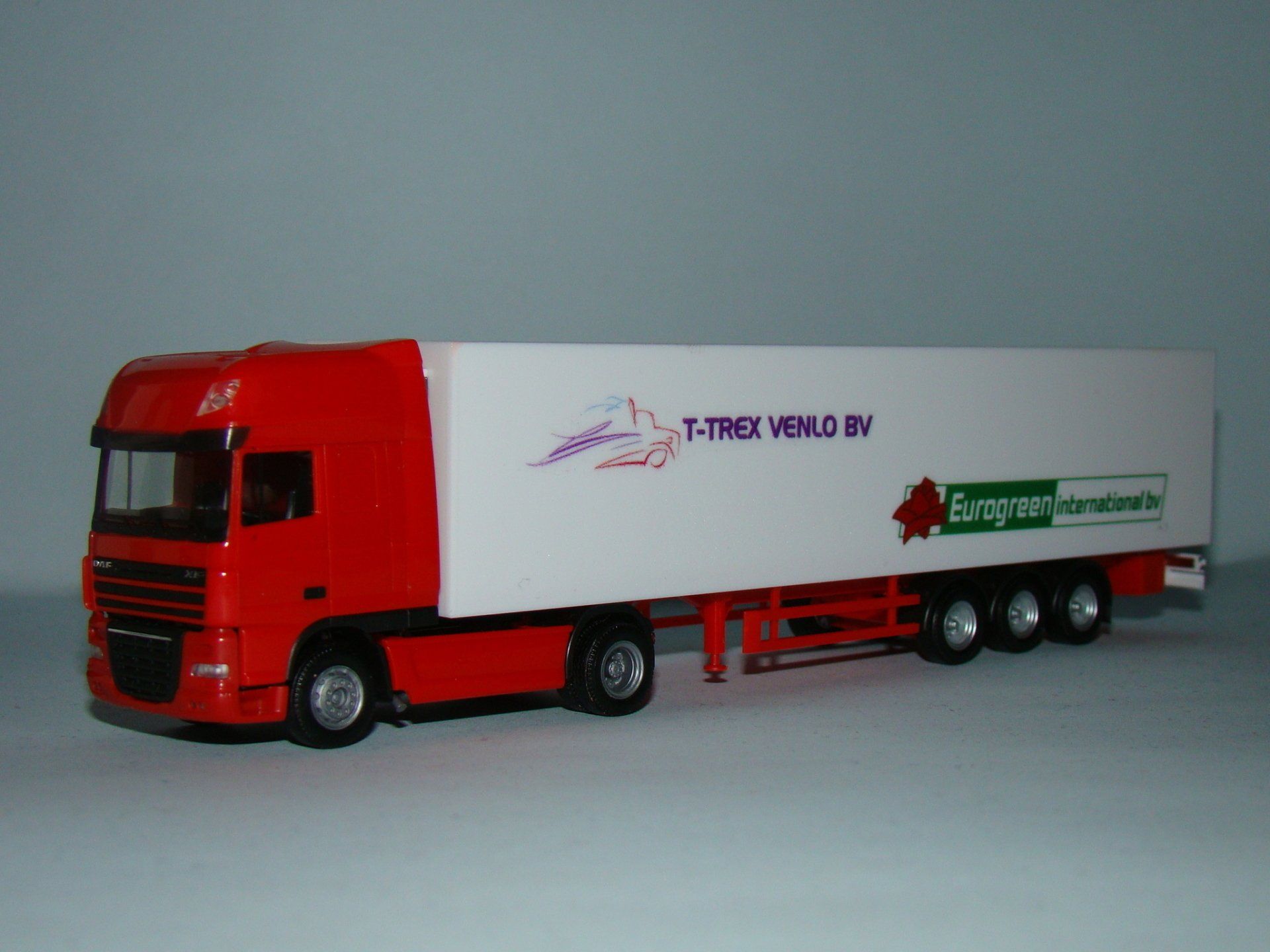 T-Trex - Eurogreen International  Herpa DAF XF 105 SSC Eigenbouw