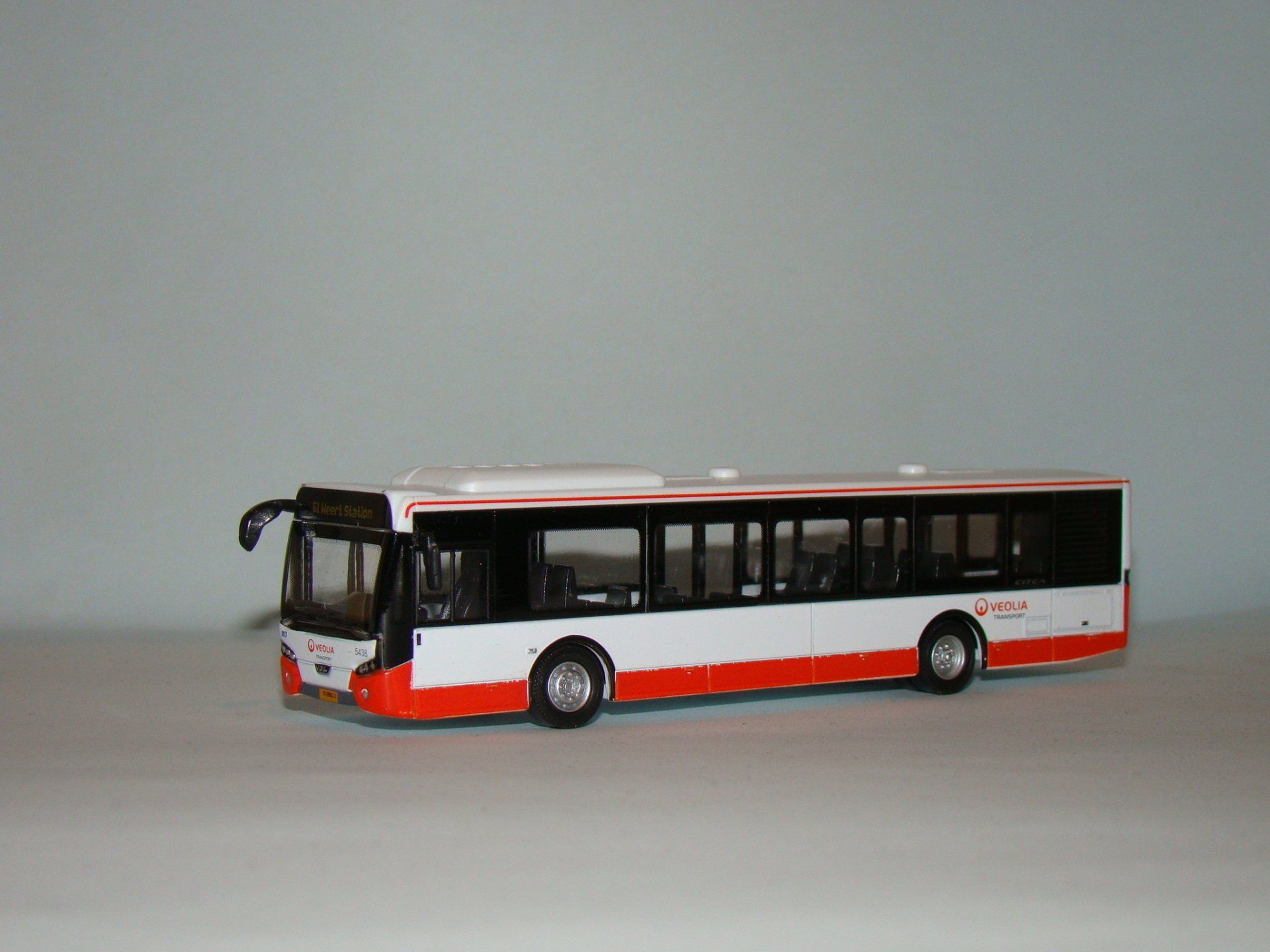 Veolia Holland OTO VDL Citea SLF120 Lijn 61 Weert Station bus 5438