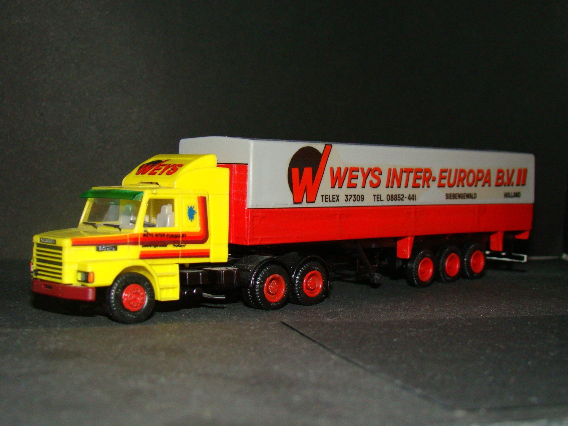 Weys Inter Europa Herpa Scania Eigenbouw