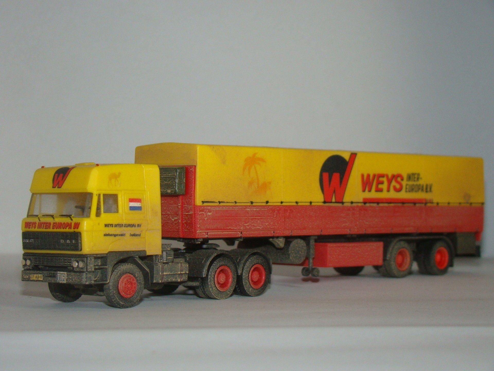 Weys Inter Europa Herpa DAF 3600 Topsleeper Eigenbouw