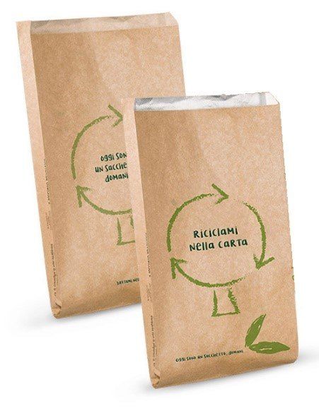 StoBag 50 pezzi di carta Kraft per imballaggio alimentare sacchetti a  chiusura lampo Stand Up sigillati per caramelle tè noci fagioli stoccaggio  sacchetto riutilizzabile con chiusura a Zip