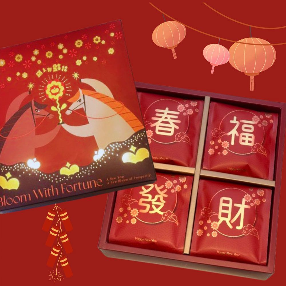 馮貴人-馬上有錢花禮盒 (耳掛*24)