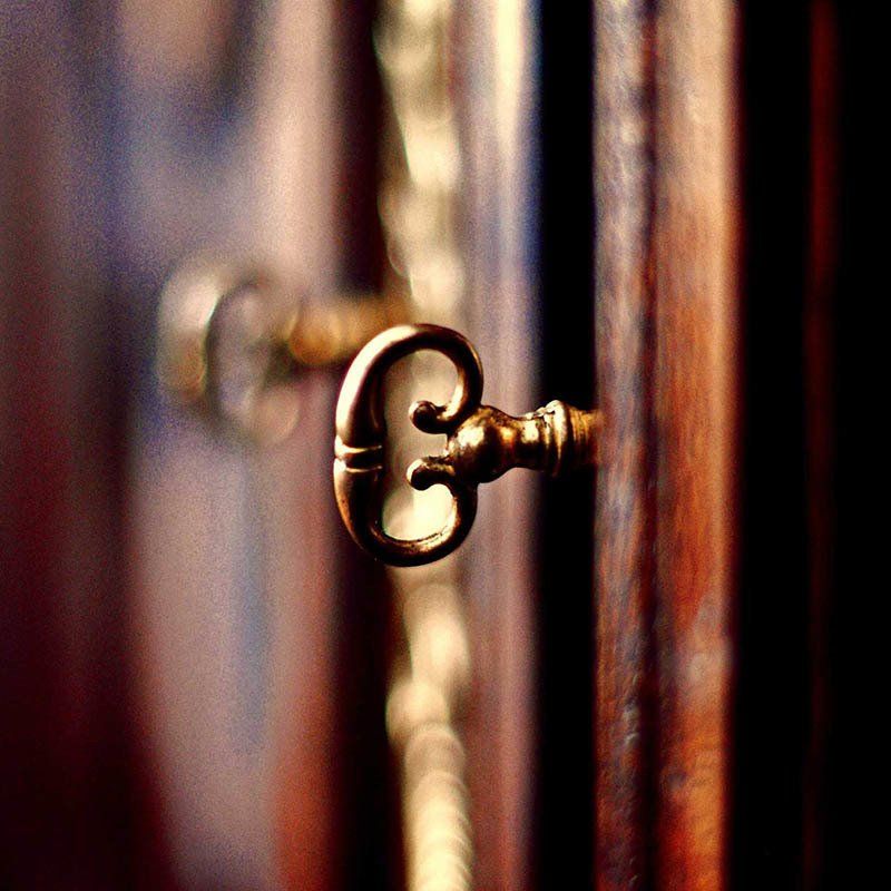 antique cabinet lock