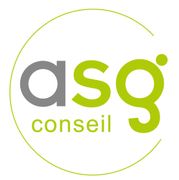 Un logo pour une entreprise appelée asg conseil