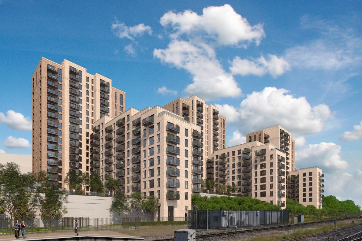 view from Wembley Stadium Station