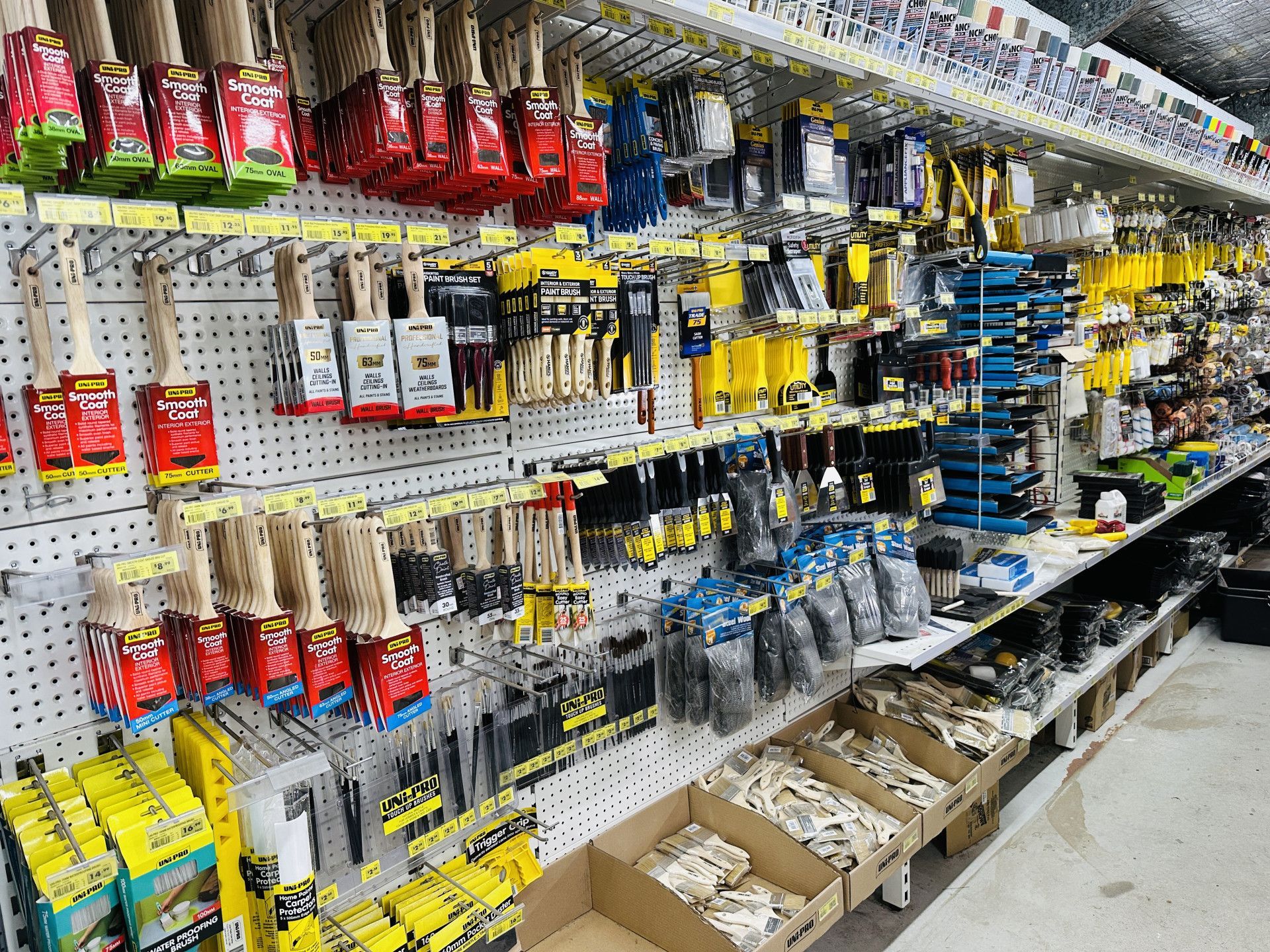 A Display Of Wattyl Paint Colors In A Store — Laurieton Warehouse in Laurieton, NSW
