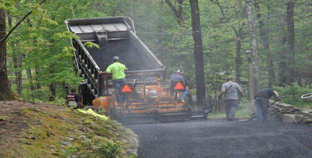 Truck Paving Asphalt — Lunenburg, MA — Miller’s Paving, LLC