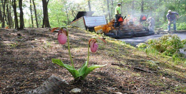 Man Doing Asphalt Paving Service — Lunenburg, MA — Miller’s Paving, LLC