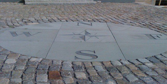 Compass On Asphalt Road — Lunenburg, MA — Miller’s Paving, LLC