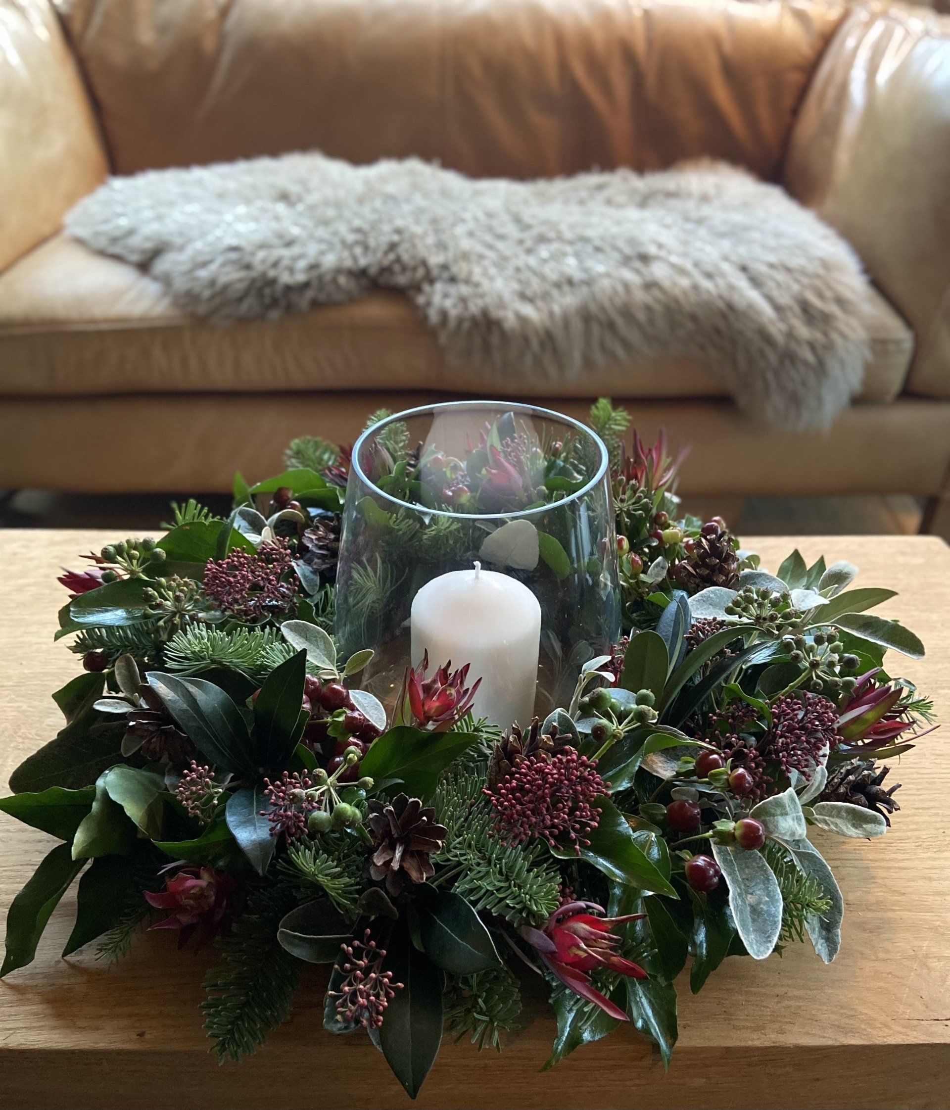 The Ruby Christmas Wreath