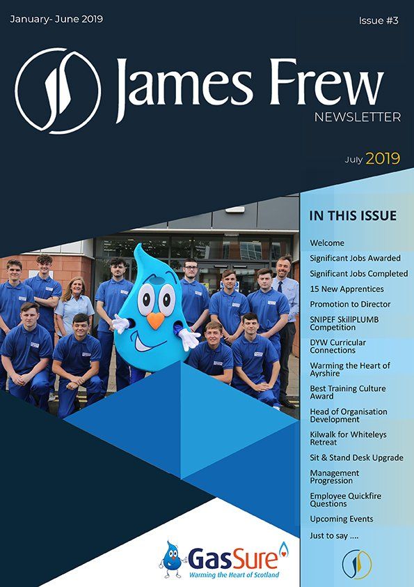 James Frew Newsletter Issue 3 July 2019