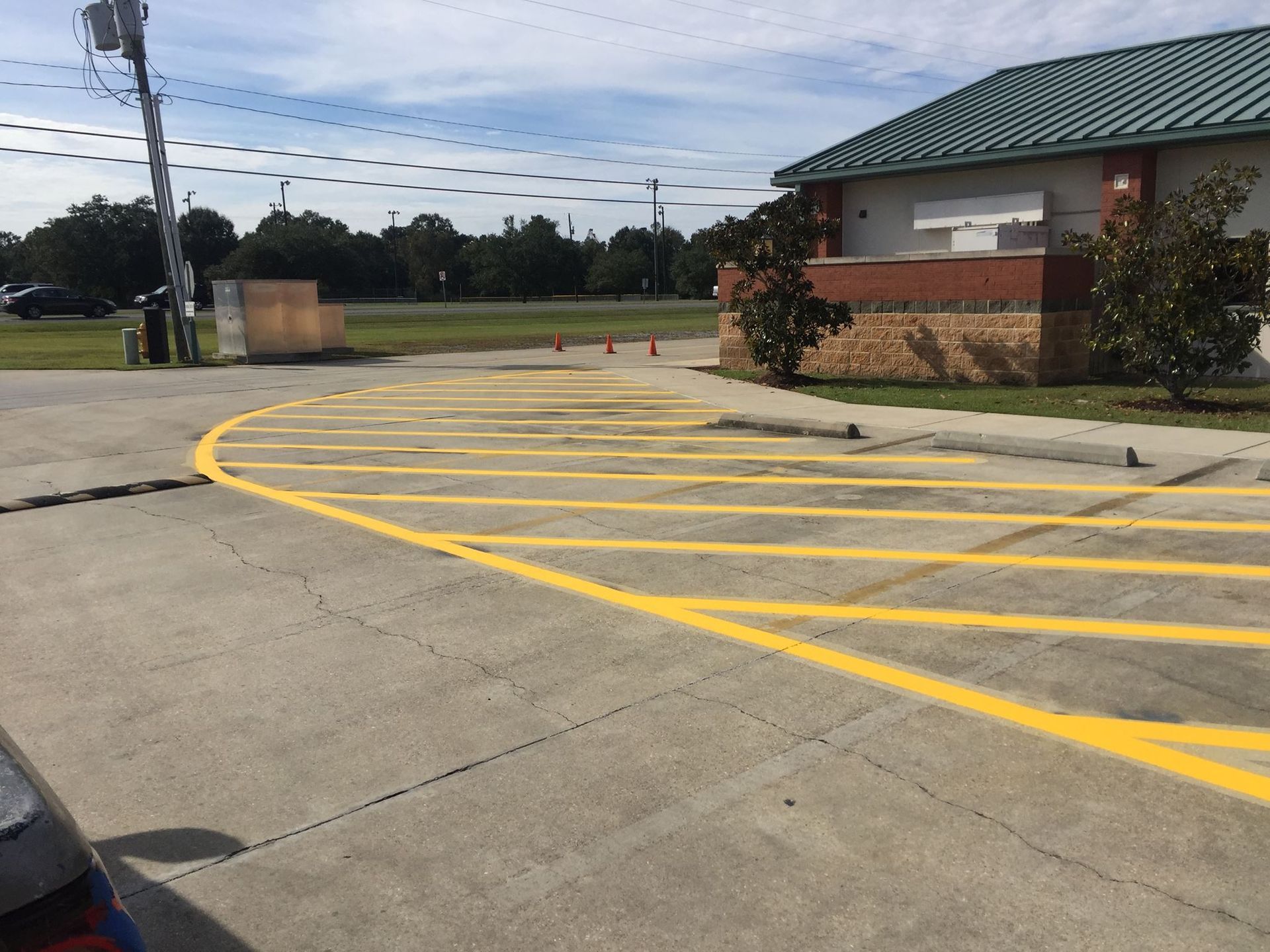 parking lot line striping