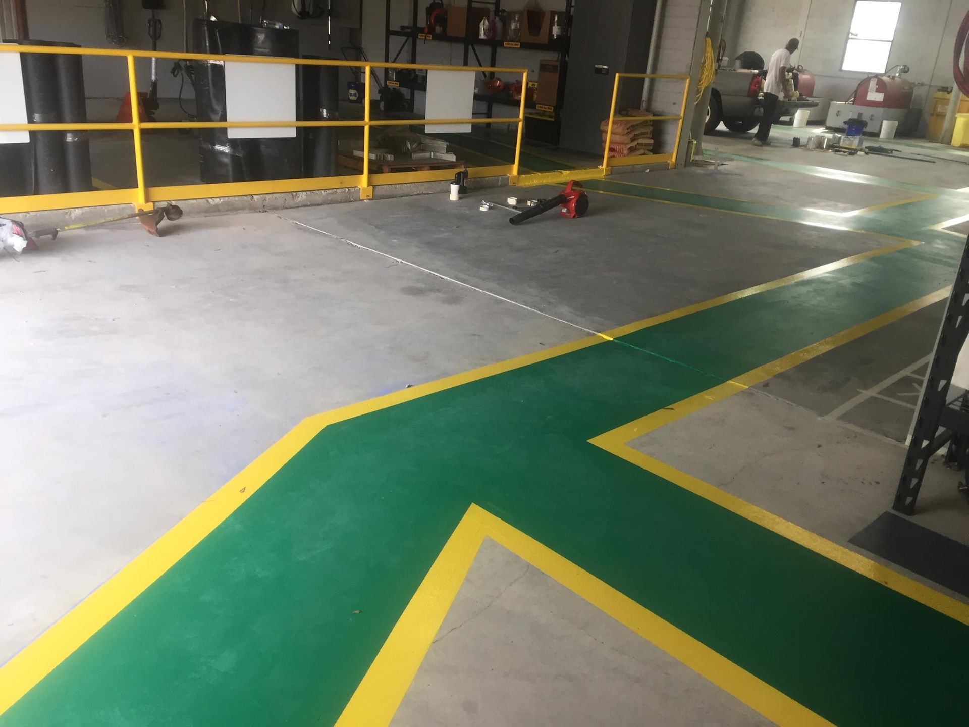 interior floor striping