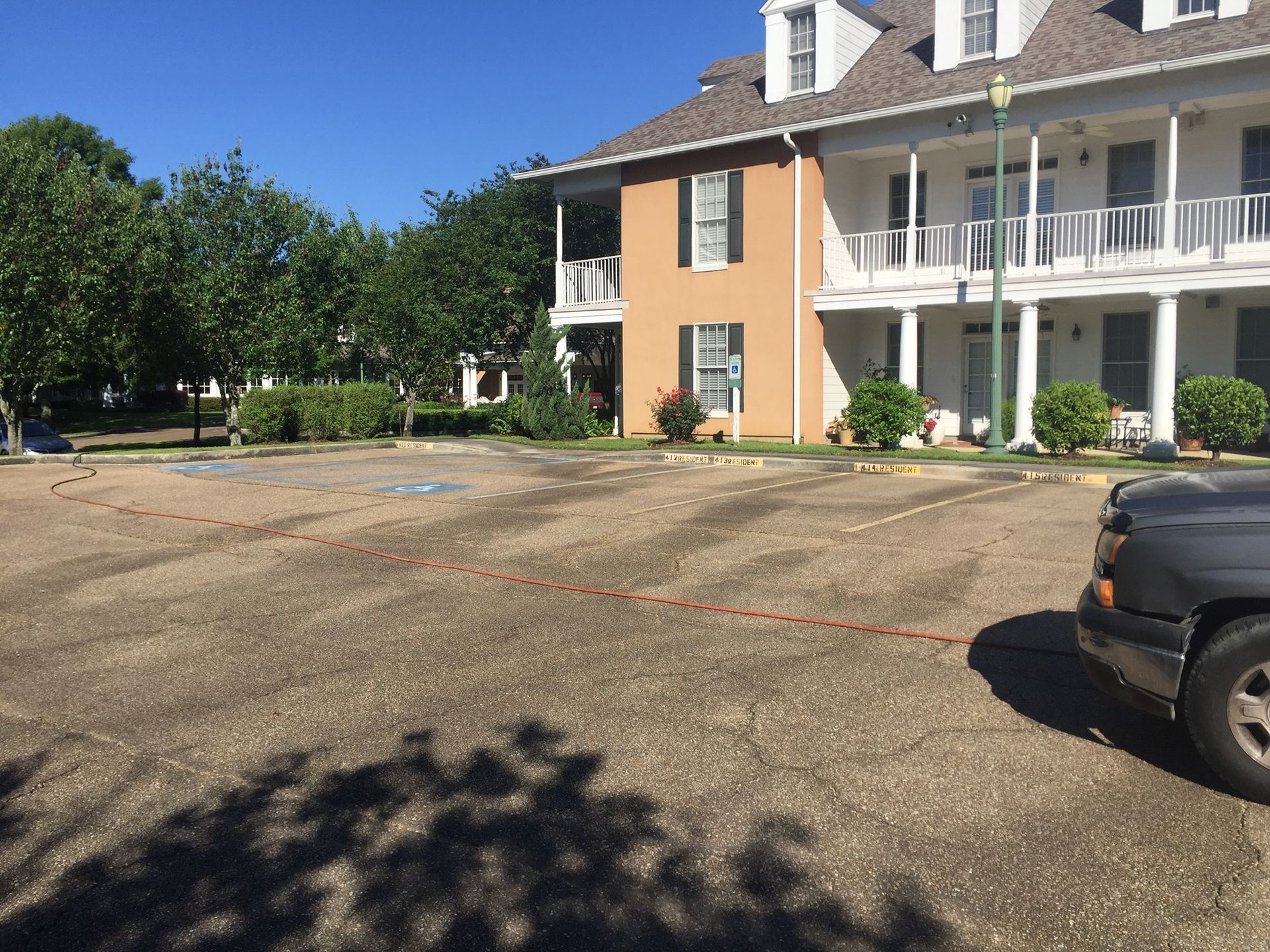 parking lot striping