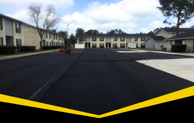 apartment parking lot sealcoating
