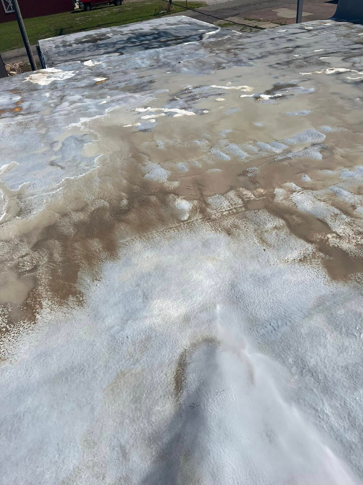 There is a lot of snow on the ground.