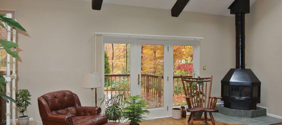 White Living Room with Leather Sofa — Wilmington, DE — Ayala Painting