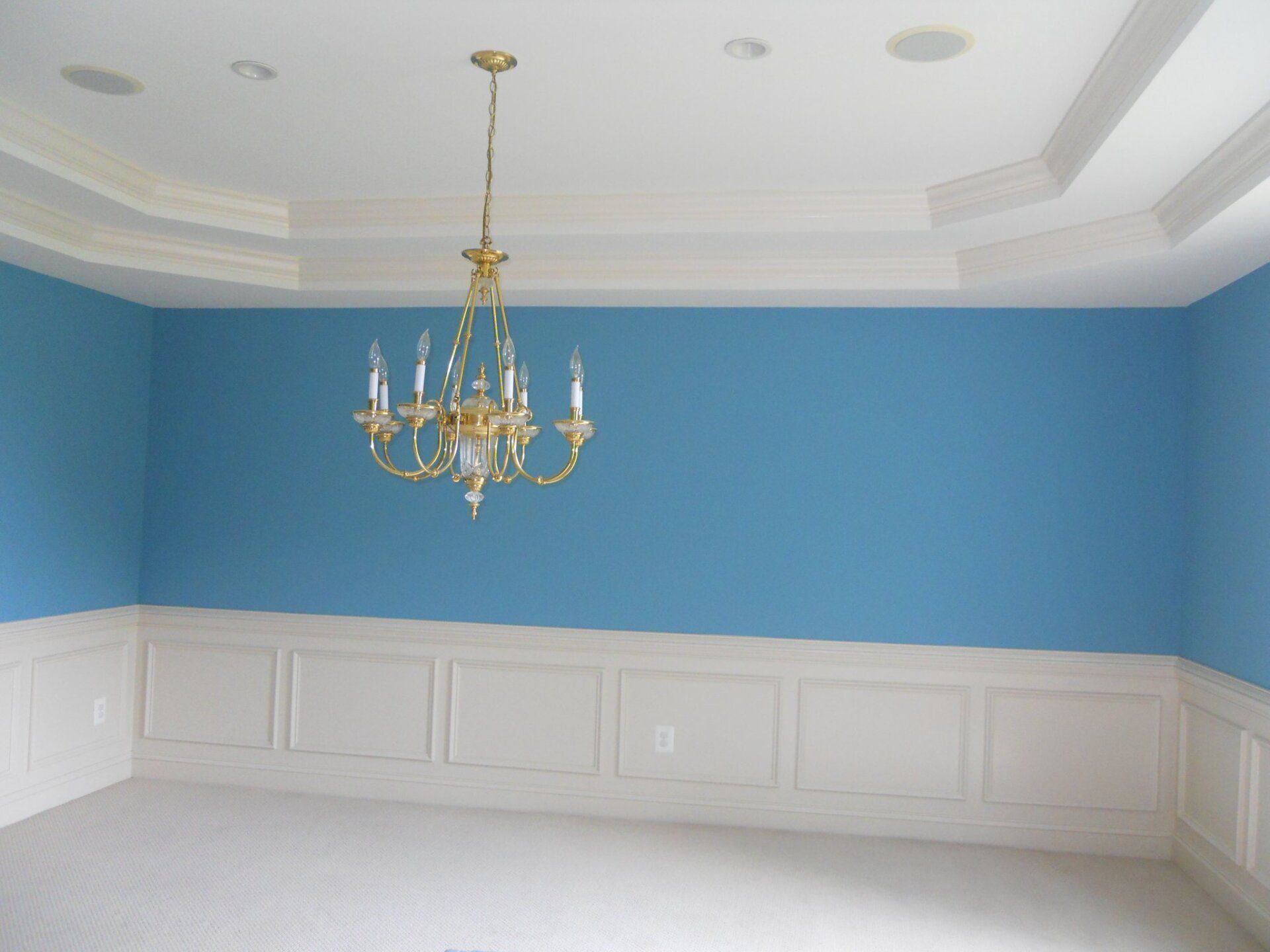 Blue Colored Wall — Wilmington, DE — Ayala Painting