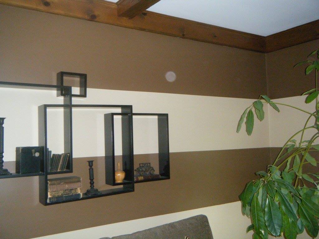 Black Wall Mounted Hanging Shelves — Wilmington, DE — Ayala Painting