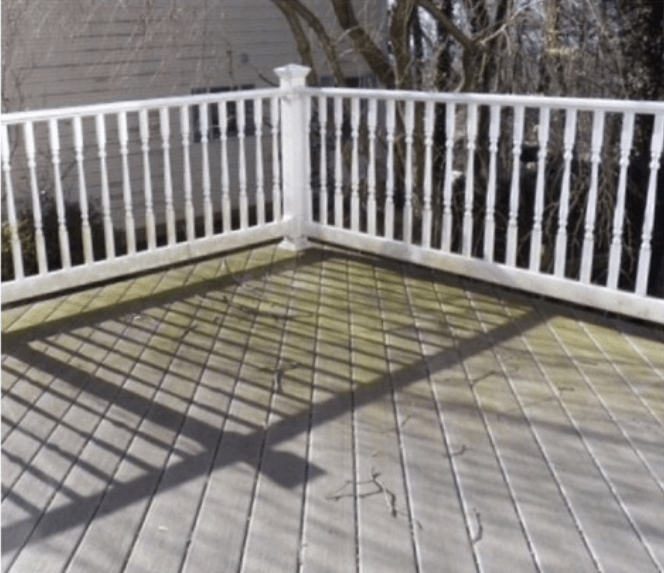 Before Cleaning the Deck — Wilmington, DE — Ayala Painting