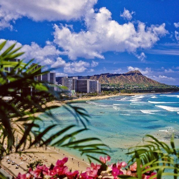 A scenic view of Honolulu