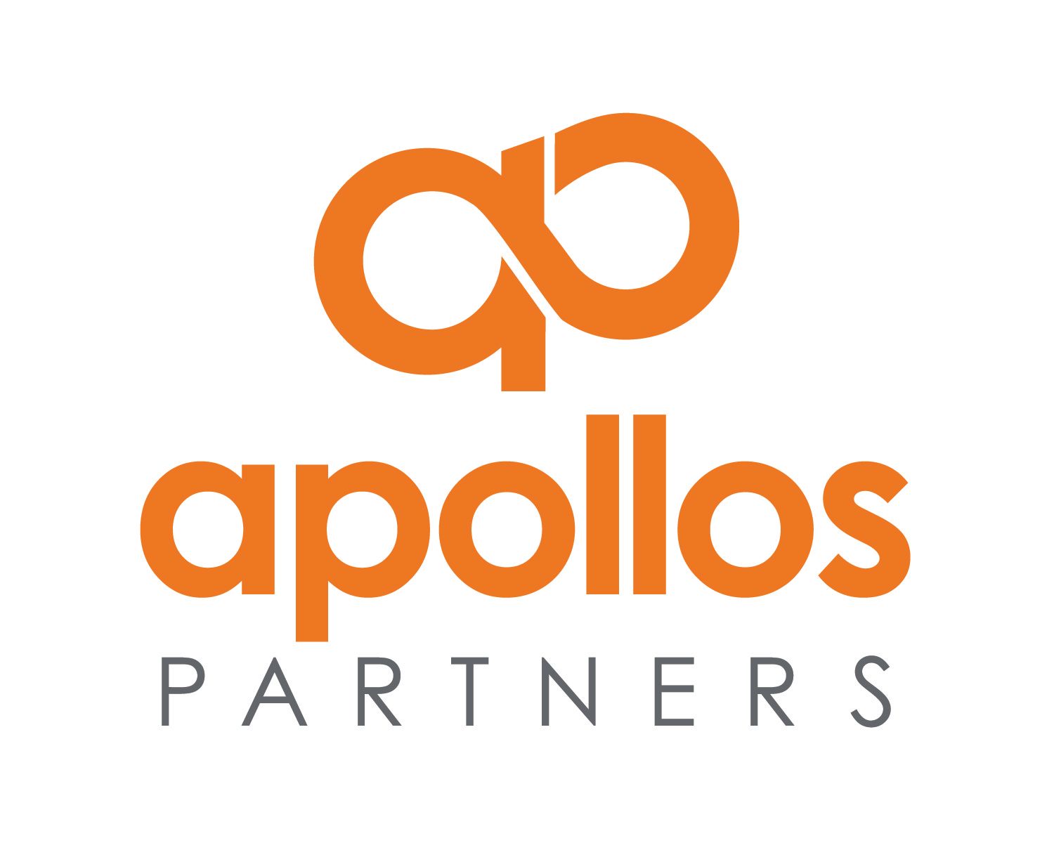 The logo for Apollos Partners features a stylized orange 