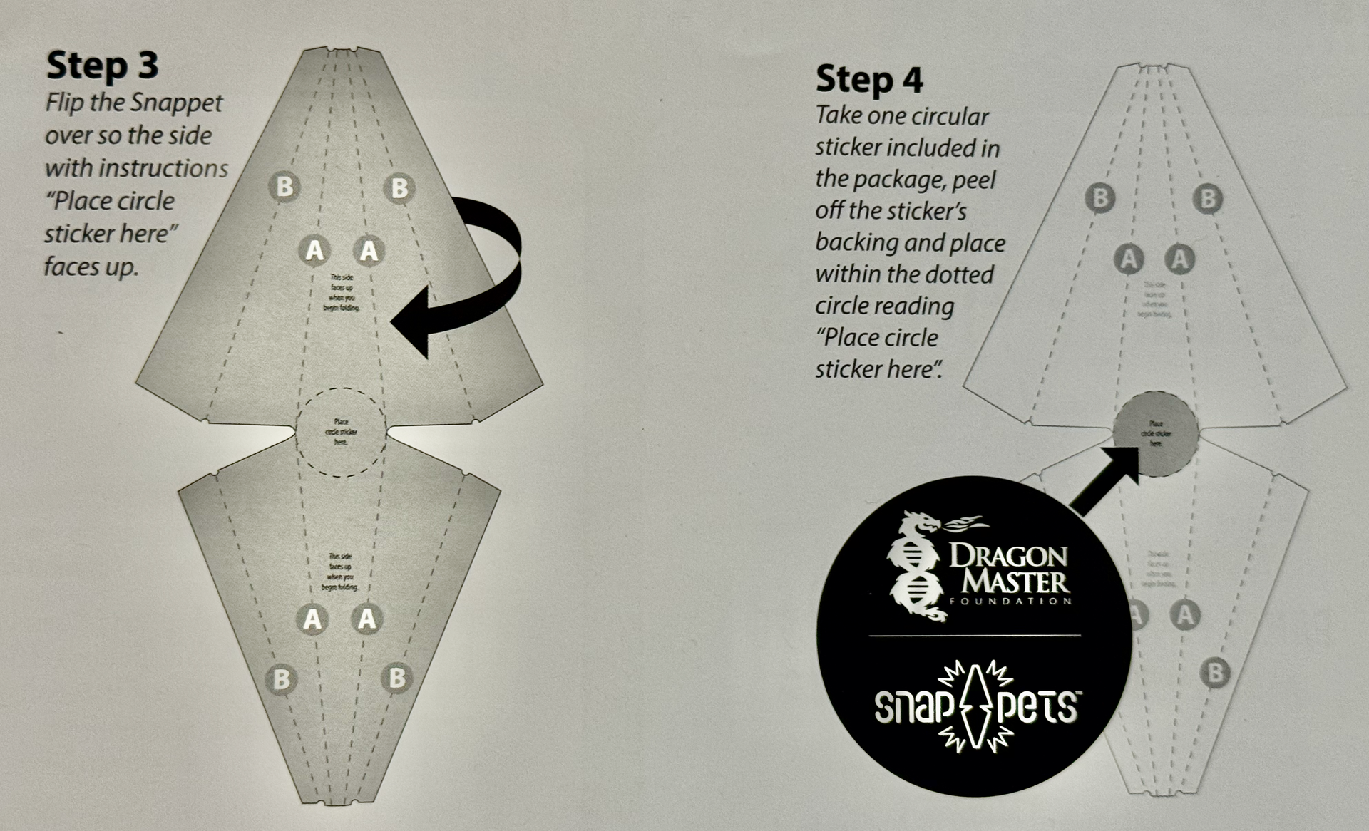 Steps 3 and 4 for Snappets
