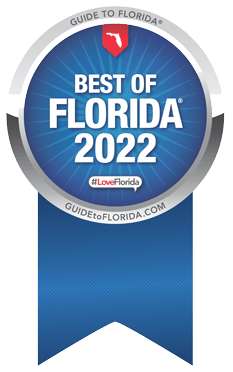 a badge that says best of florida 2022 on it
