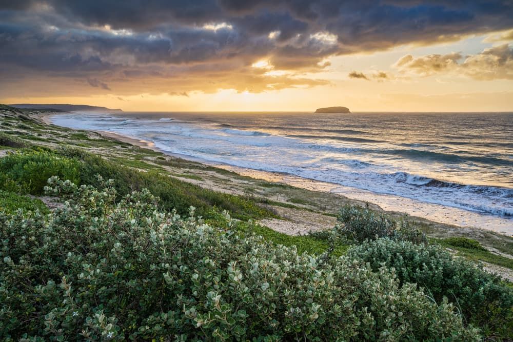 A Beach with A Sunset in The Background — Twin Lakes Towing & Recovery in Budgewoi, NSW
