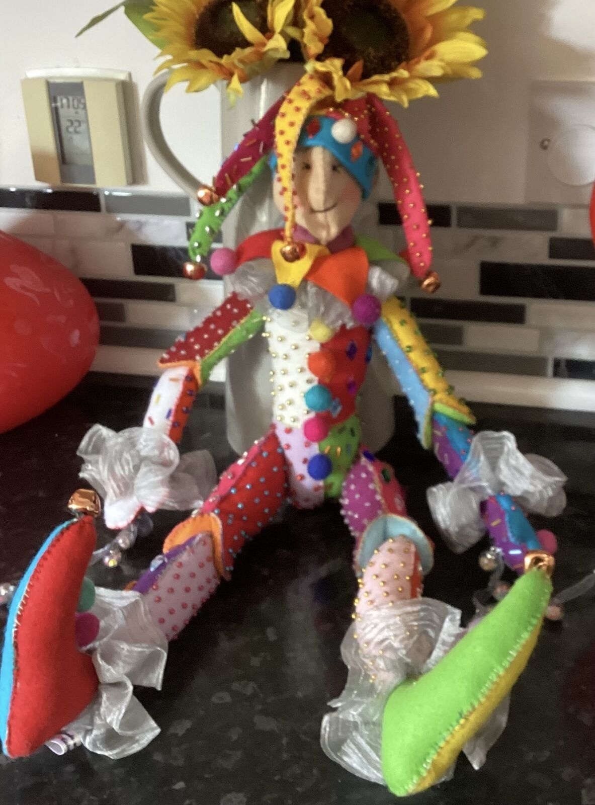 Jester cloth doll