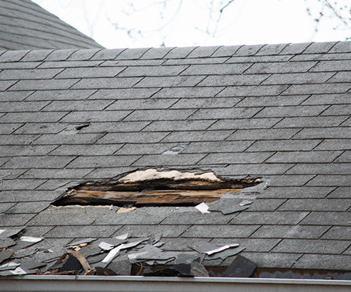 Damaged Roof — Omaha, NE — Above & Beyond Roofing