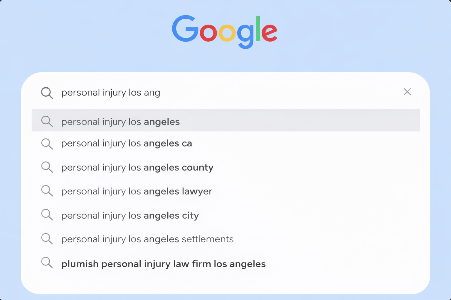 Google search engine