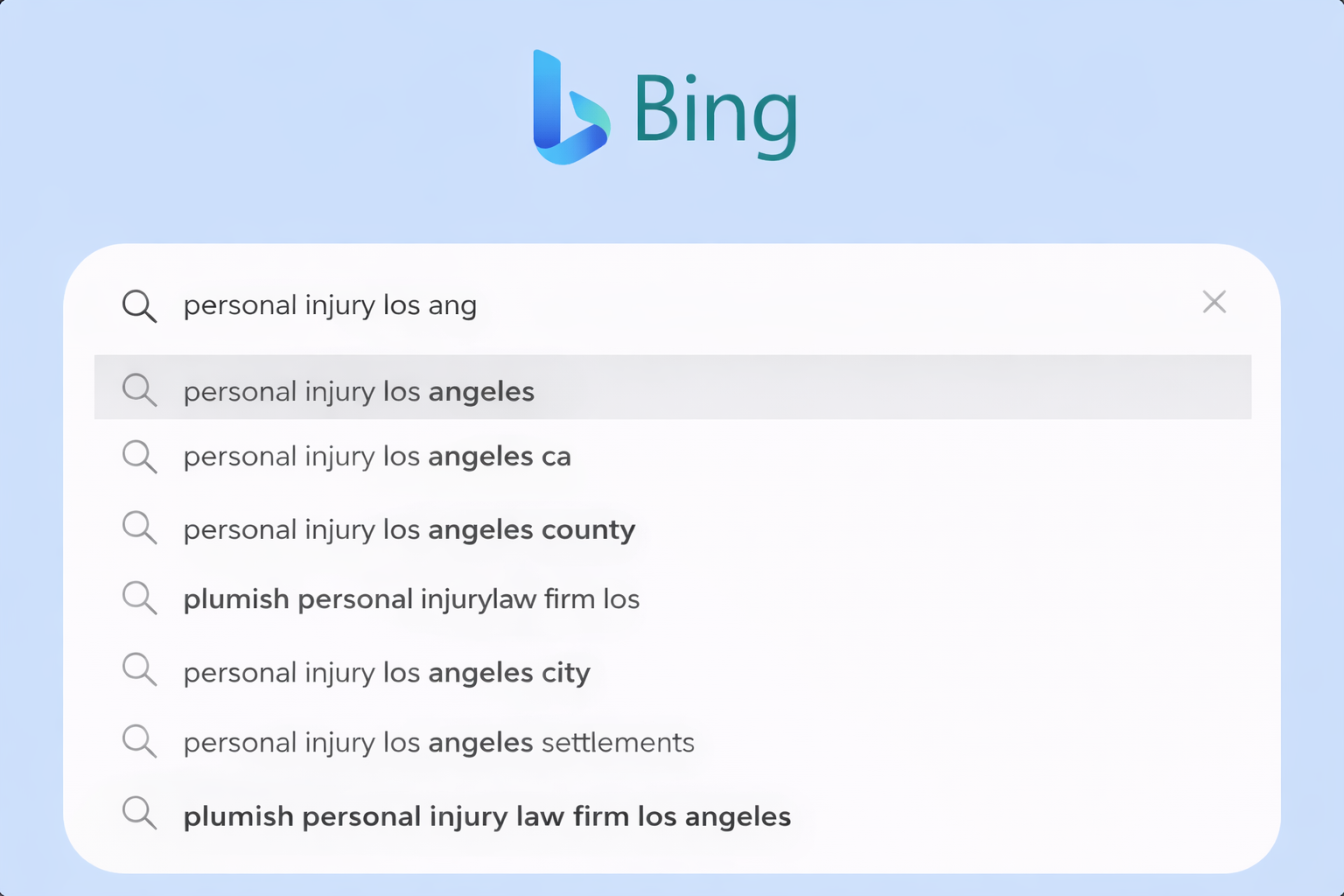 Bing search engine