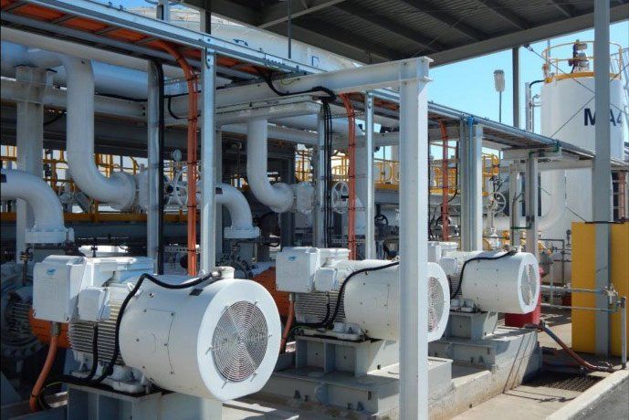 Outdoor Electrical Machines — Electricians in Mackay, QLD