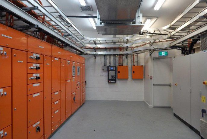 Orange Breaker Room — Electricians in Mackay, QLD