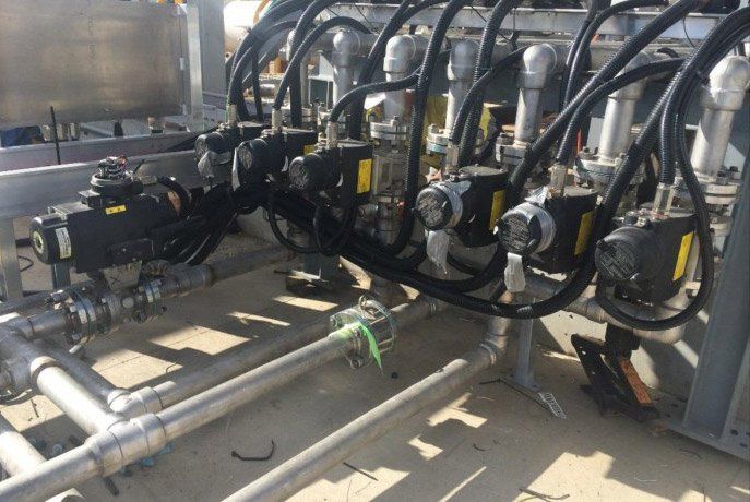 Electrical Wires Connected with Black Tubes — Electricians in Mackay, QLD