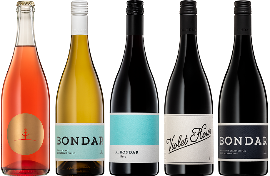 Bonard Line-up of Wines