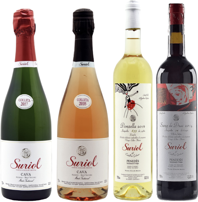 Suriol Line-up of Wines