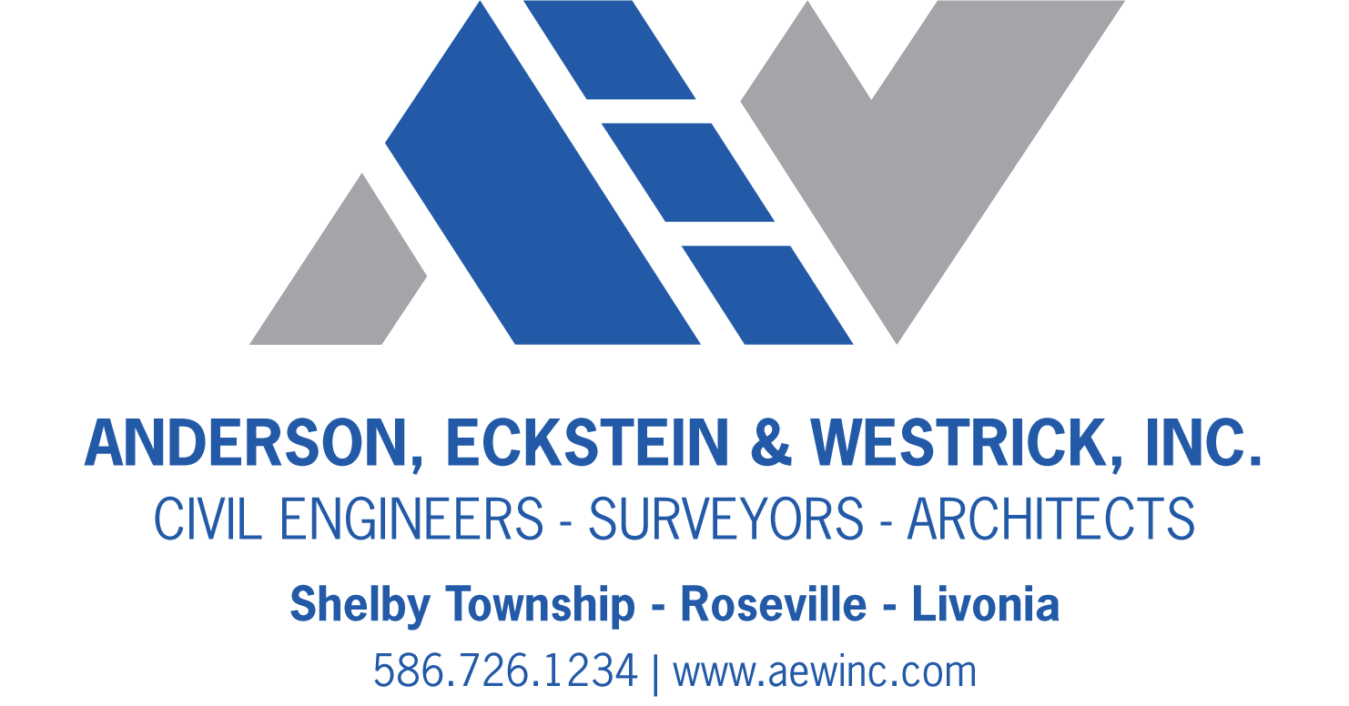 Logo for Anderson, Eckstein & Westrick, Inc. featuring the letters A and W, company name, services, locations, and phone.