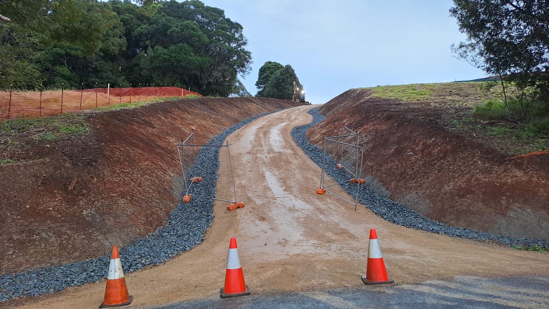 A New Road Is Being Built— East Point Earthmoving in Byron Bay, NSW