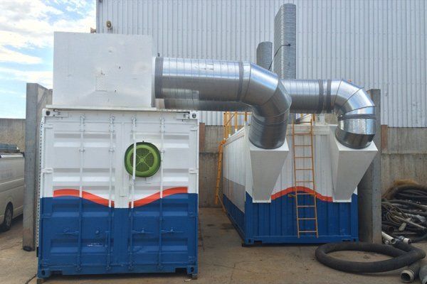 Installation of carbon filtering system