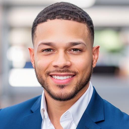 Alexander Carrasco, Fayetteville NC Realtor, co-founder of AgentNow.RealEstate, smiling downtown Fayetteville, NC. Sell.