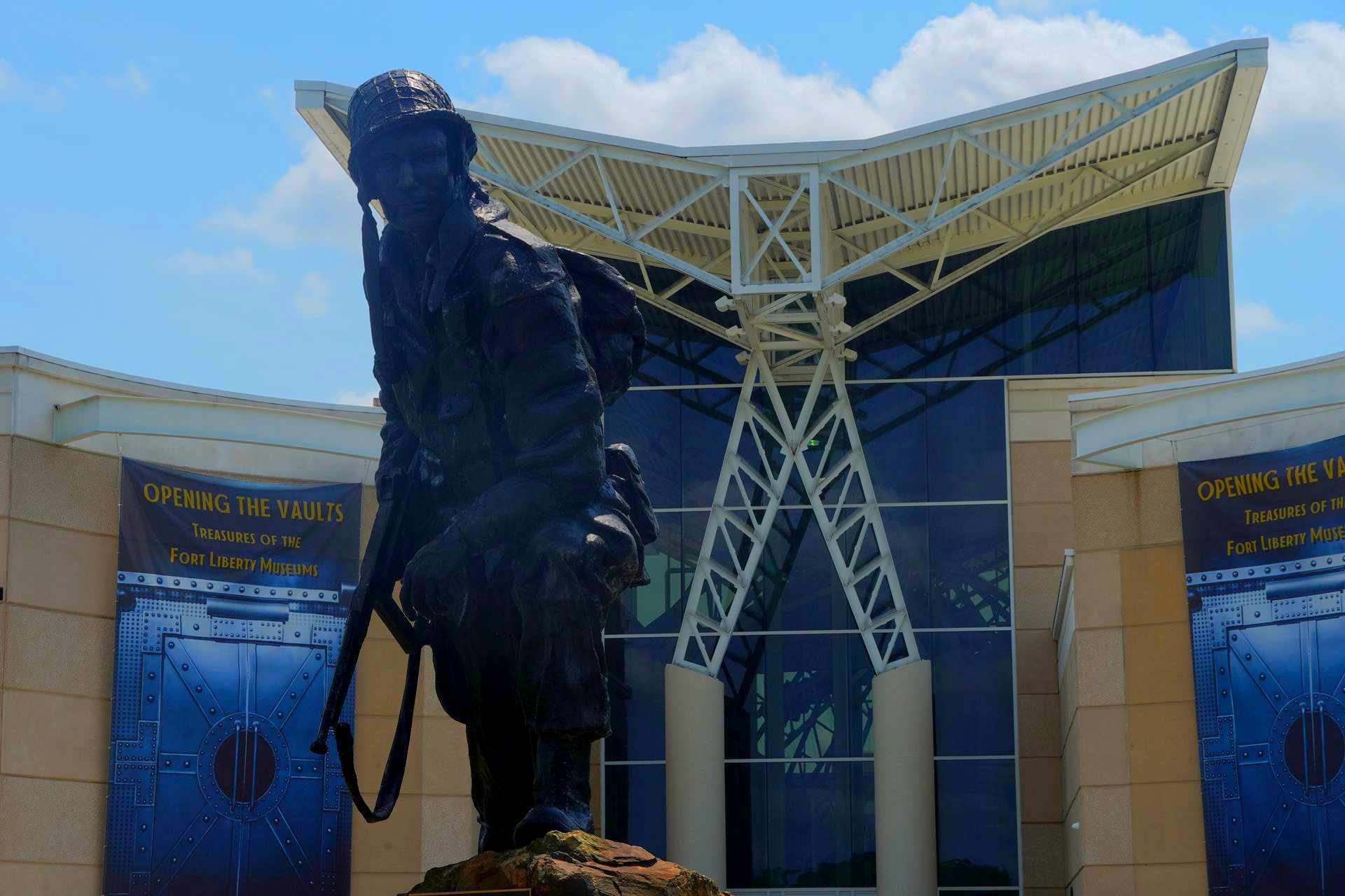 Airborne and Special Operations Museum in downtown Fayetteville NC | Local landmark honoring Fort Liberty soldiers | Featured by Realtor Alexander Carrasco | AgentNow.RealEstate
