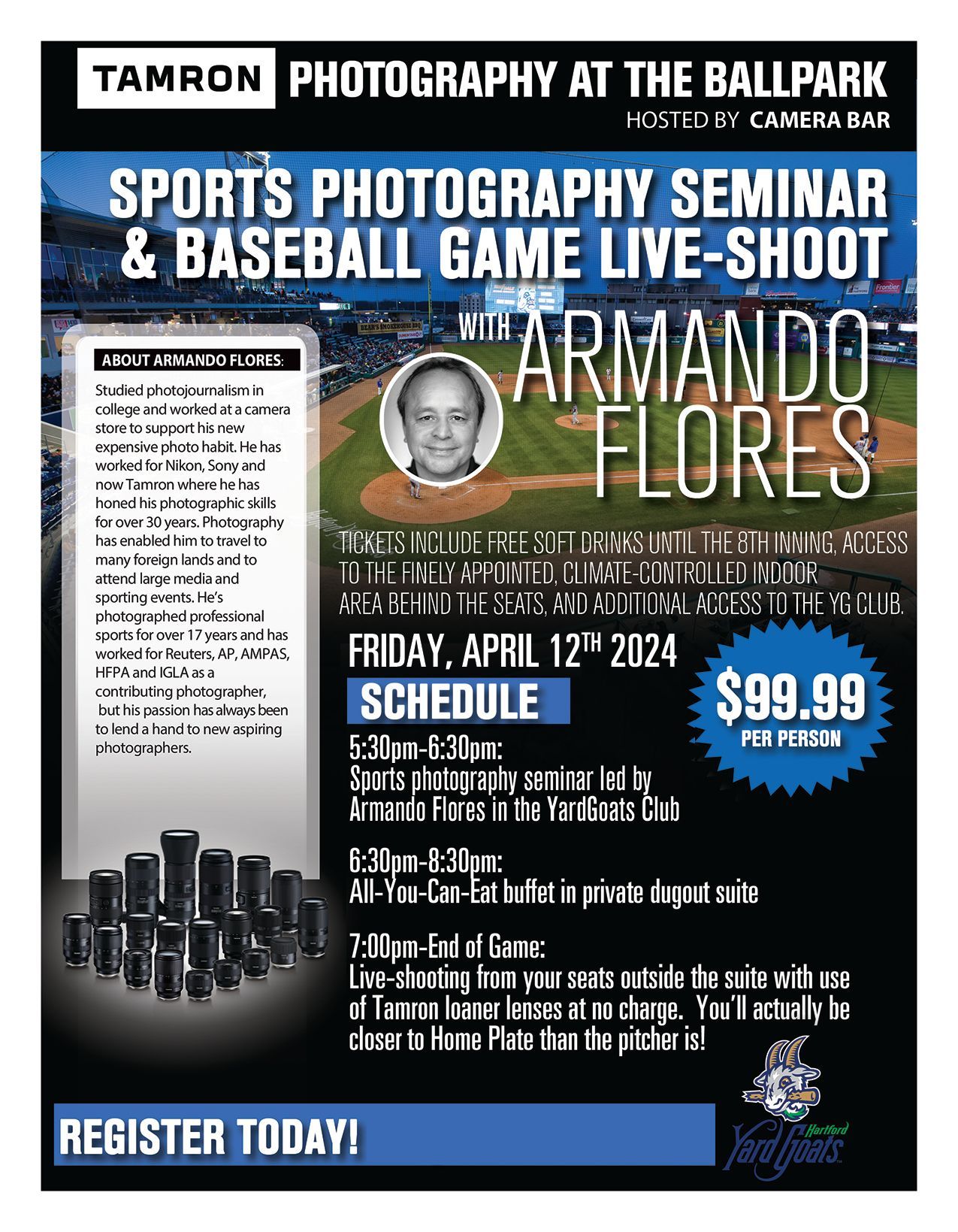 Register for Tamron sports photography seminar