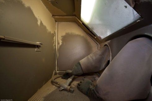 particolare di un componente di una nave