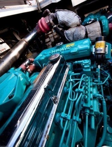 dettaglio di motore per barca