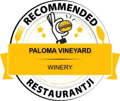 A recommended restaurant logo for paloma vineyard winery